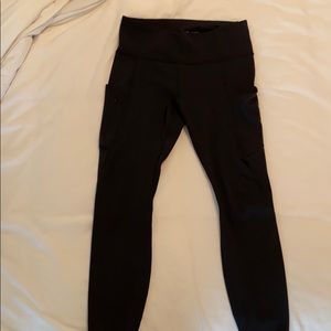 Black athleta full length contender leggings
